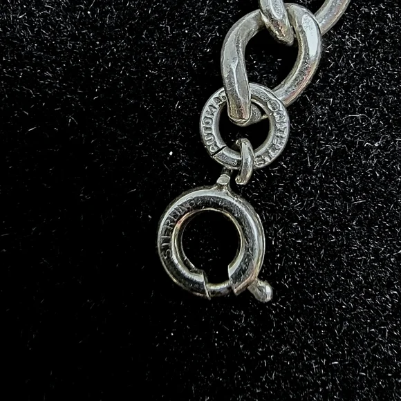 Vintage Sterling Silver Charm Bracelet with Seattle Space Needle - Picture 3 of 5